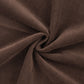 Gewaschener Breitcord Stoff, Baumwolle mit 3% Spandex, 320 g/m² – Farbe dunkelbraun – elastisch, weich und robust für Kleidung und Accessoires.