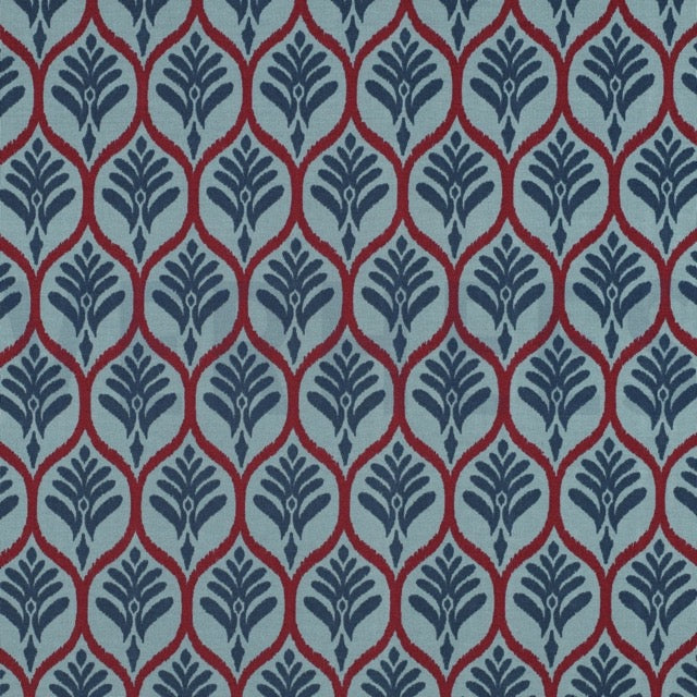 aumwolljersey Ornamentmuster elastisch retro design