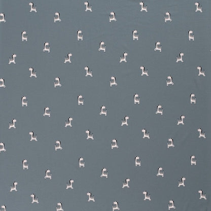 Kinderjersey Zebra Motiv auf blauem Hintergrund