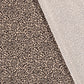 Jerseystoff mit feinem Leopardenmuster in Beige und Schwarz.