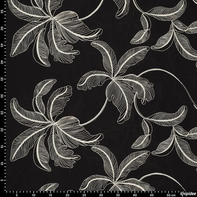 Cotton Voile Tropica Embroidery