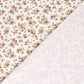 Floraler Jersey Stoff in natürlichen Farben