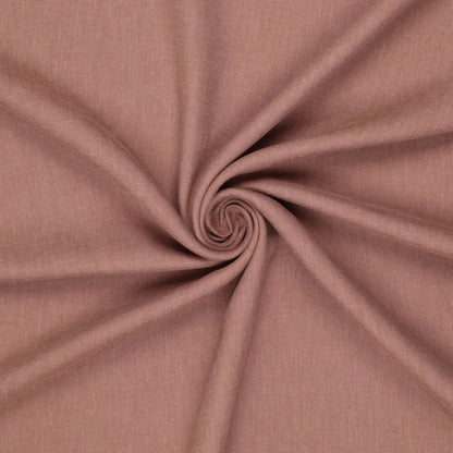 Leinen Twill Stoff in Uni altrosa mit diagonaler Struktur