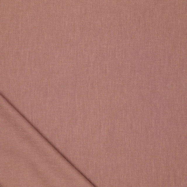 Leinen Twill Stoff in Uni altrosa mit diagonaler Struktur