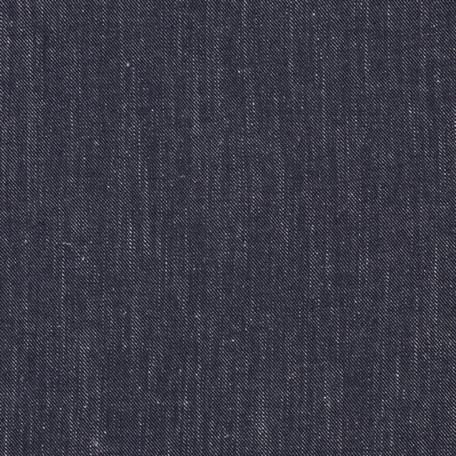 Stretch Denim Leinen Stoff in Blau mit weichem Fall