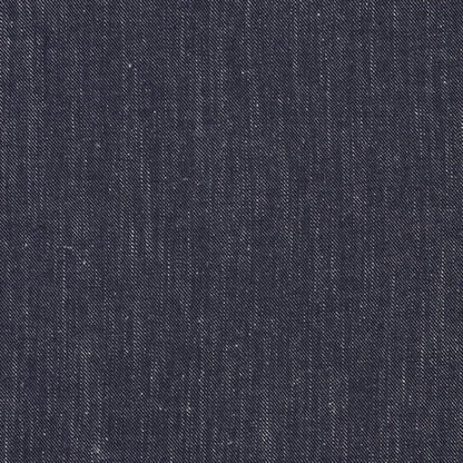 Stretch Denim Leinen Stoff in Blau mit weichem Fall