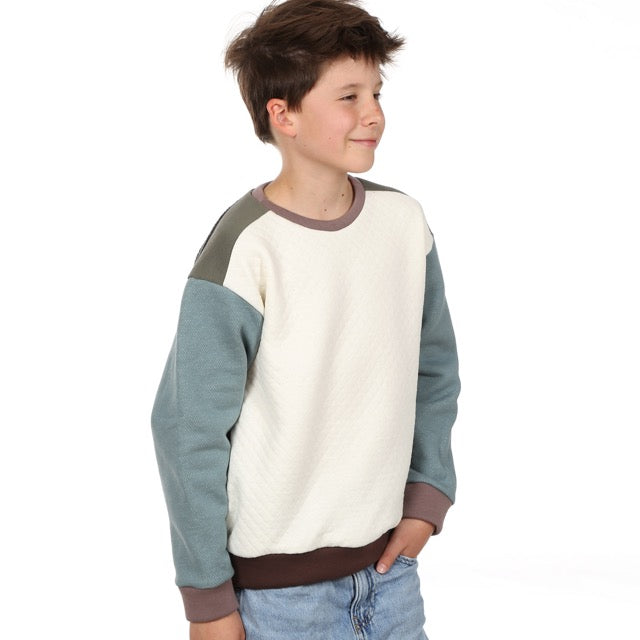 ALEX Colourblocking-Sweater | Papierschnitt