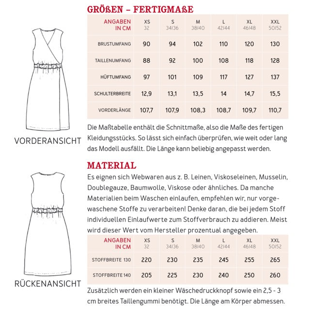 FRAU FLORA Kleid | Papierschnitt