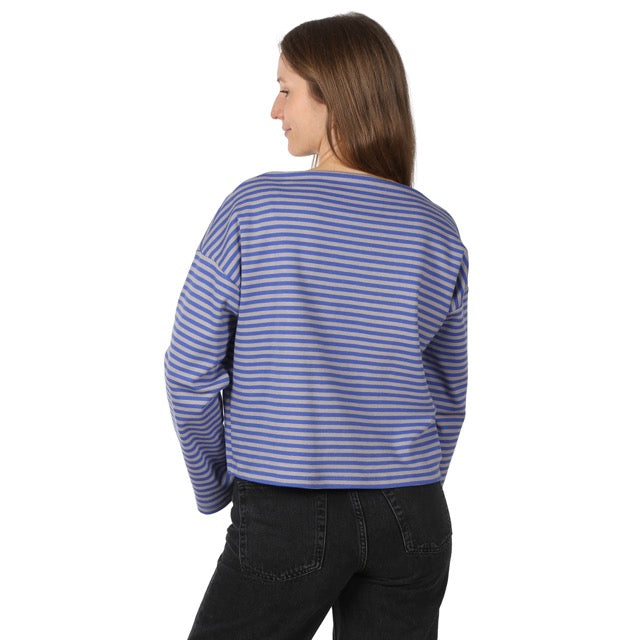 Papierschnitt für ein Longsleeve mit U-Boot-Ausschnitt von Studio Schnittreif
