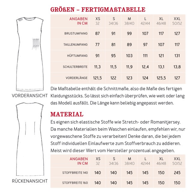 FRAU MARA Jerseykleid | Papierschnitt