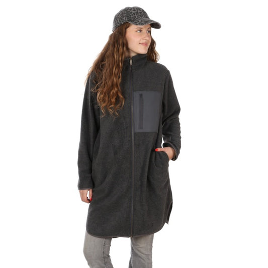 FRAU MOA Fleecemantel | Papierschnitt