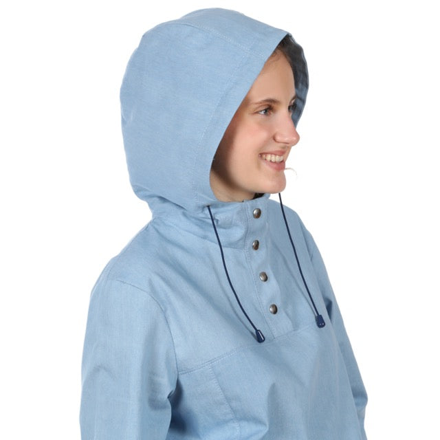 FRAU VANJA Windbreaker mit Kapuze | Papierschnitt