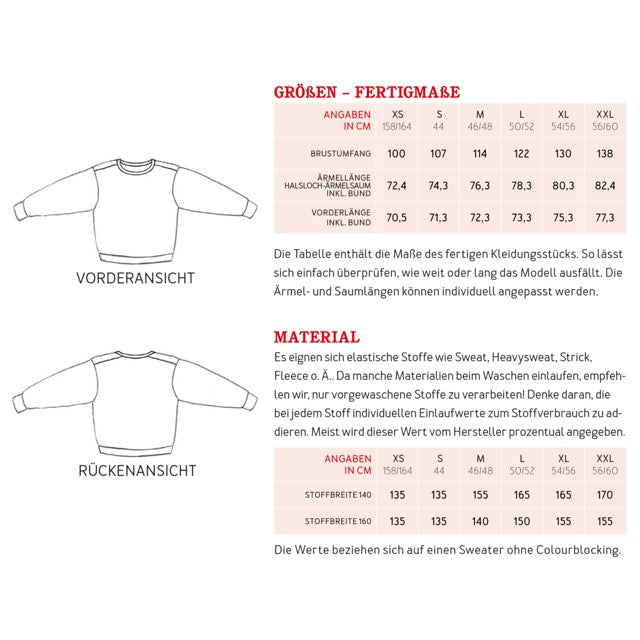 HERR ALEX Colourblocking-Sweater | Papierschnitt