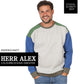 HERR ALEX Colourblocking-Sweater | Papierschnitt