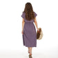FRAU ENNA Kleid mit Taillengummi | Papierschnitt