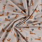 Jersey Stoff mit Dackelmotiv und Ballons