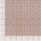 Leaf Line Minimalist Linenlook Half Panama Premium mit grafischem Blattmuster in Weinrot auf hellem Hintergrund