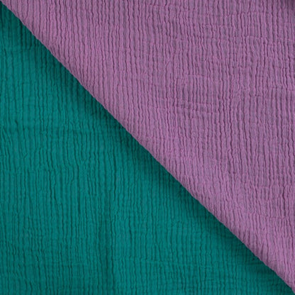 Zweilagiger Musselin – Vorder- und Rückseite verwendar