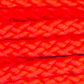 Polyester Kordel 6 mm in Neon orangerot, robust und vielseitig für Hoodies, Taschen und DIY-Projekte