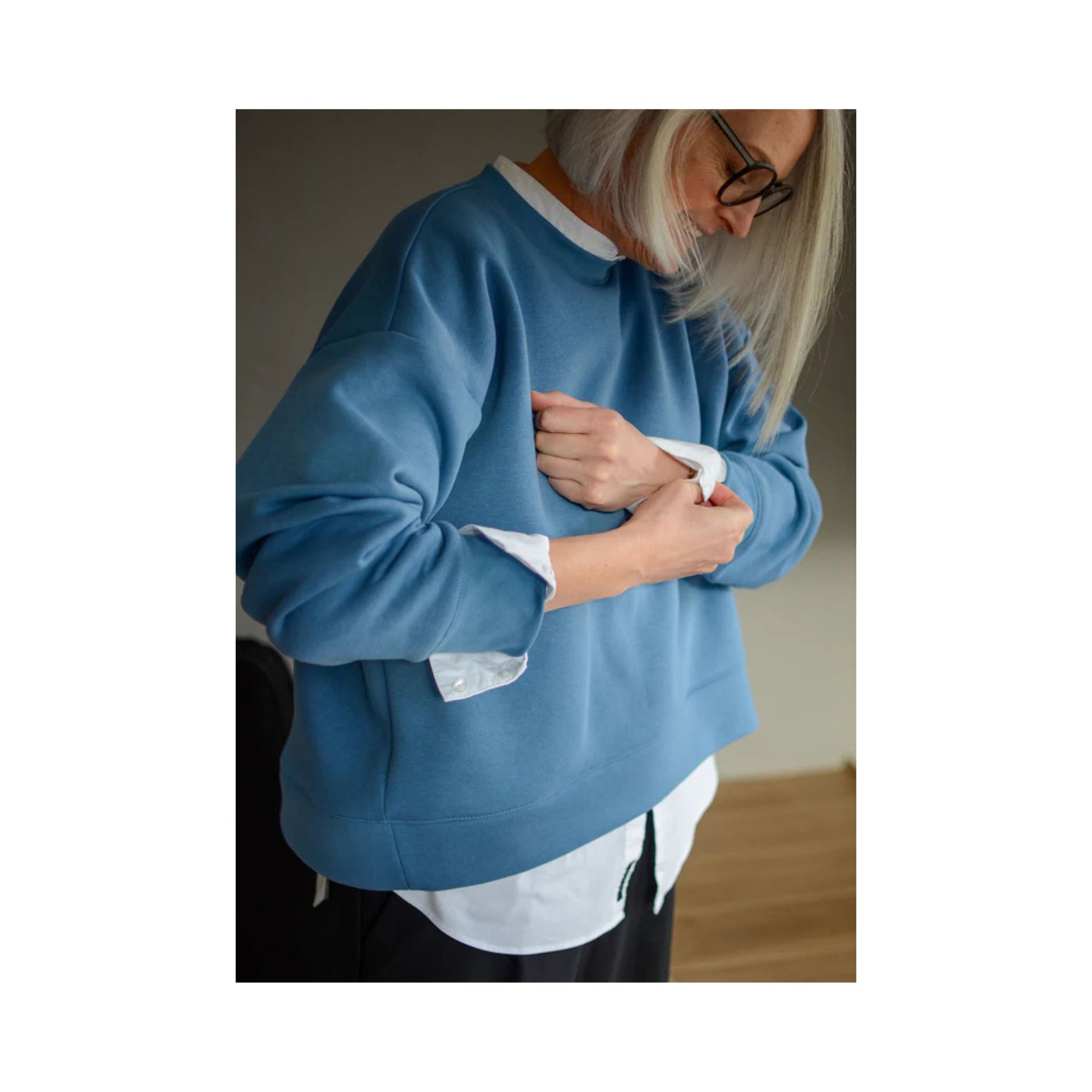 Papierschnittmuster Oversized Damen Sweater Zuri Ki-Ba-Doo