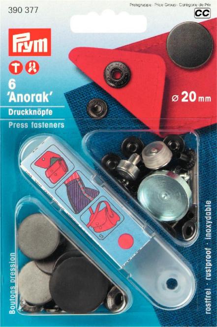 Anorak-Druckknöpfe 20 mm