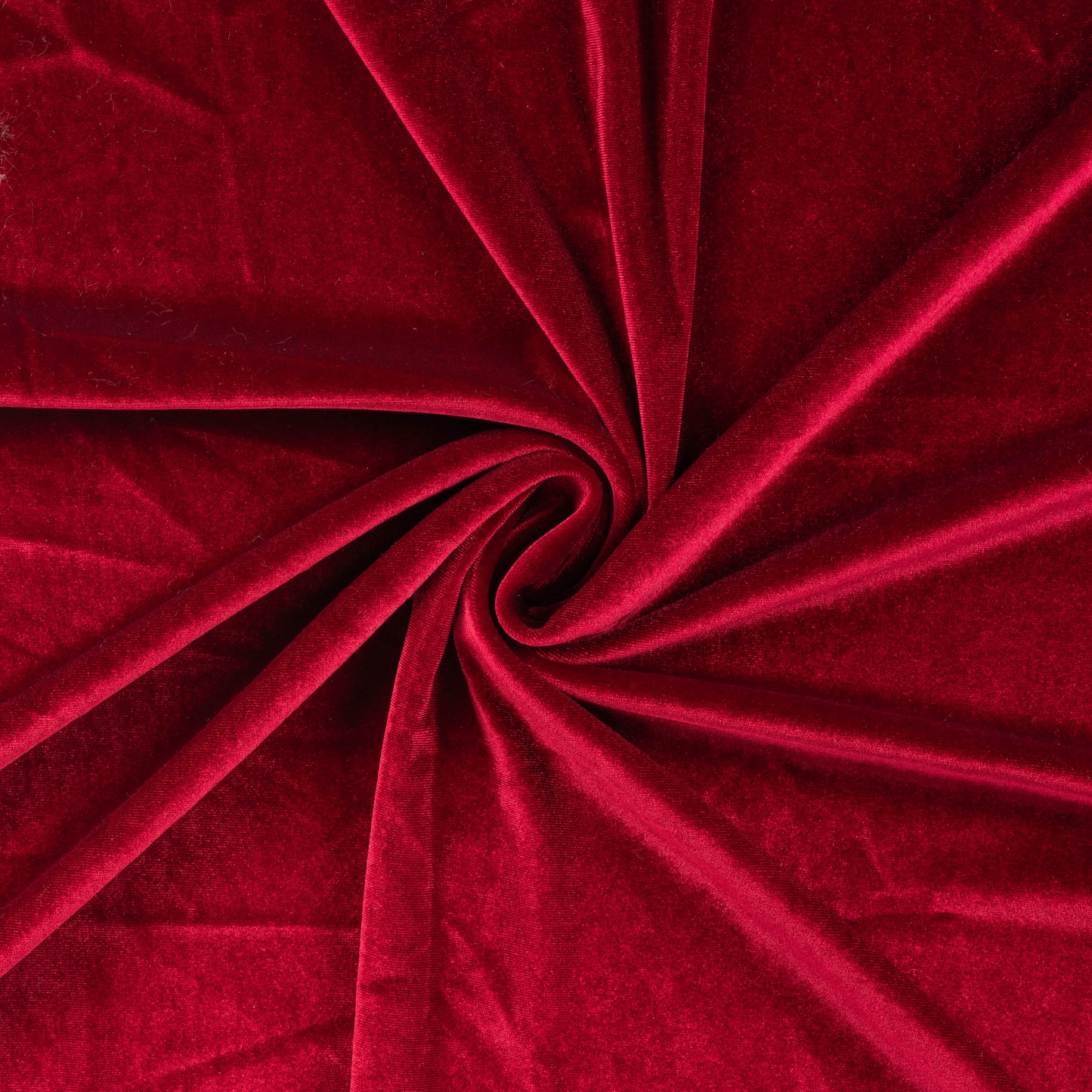 Veloursstoff Samt Kitty rot - kikkomo