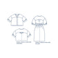 Papierschnittmuster Bluse und Kleid Lori
