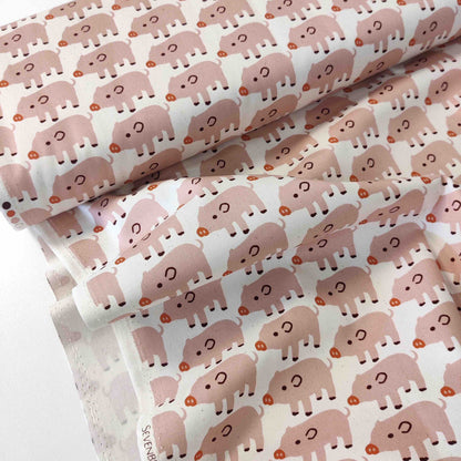 Sevenberry Schweinchen | Japanischer Canvas aus Baumwolle