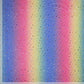 Soft Tüll mit Regenbogenverlauf und silbernen Sternchen