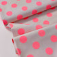 Baumwollstoff Tula Pink Punkte Neon Orange