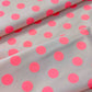 Baumwollstoff Tula Pink Punkte Neon Orange