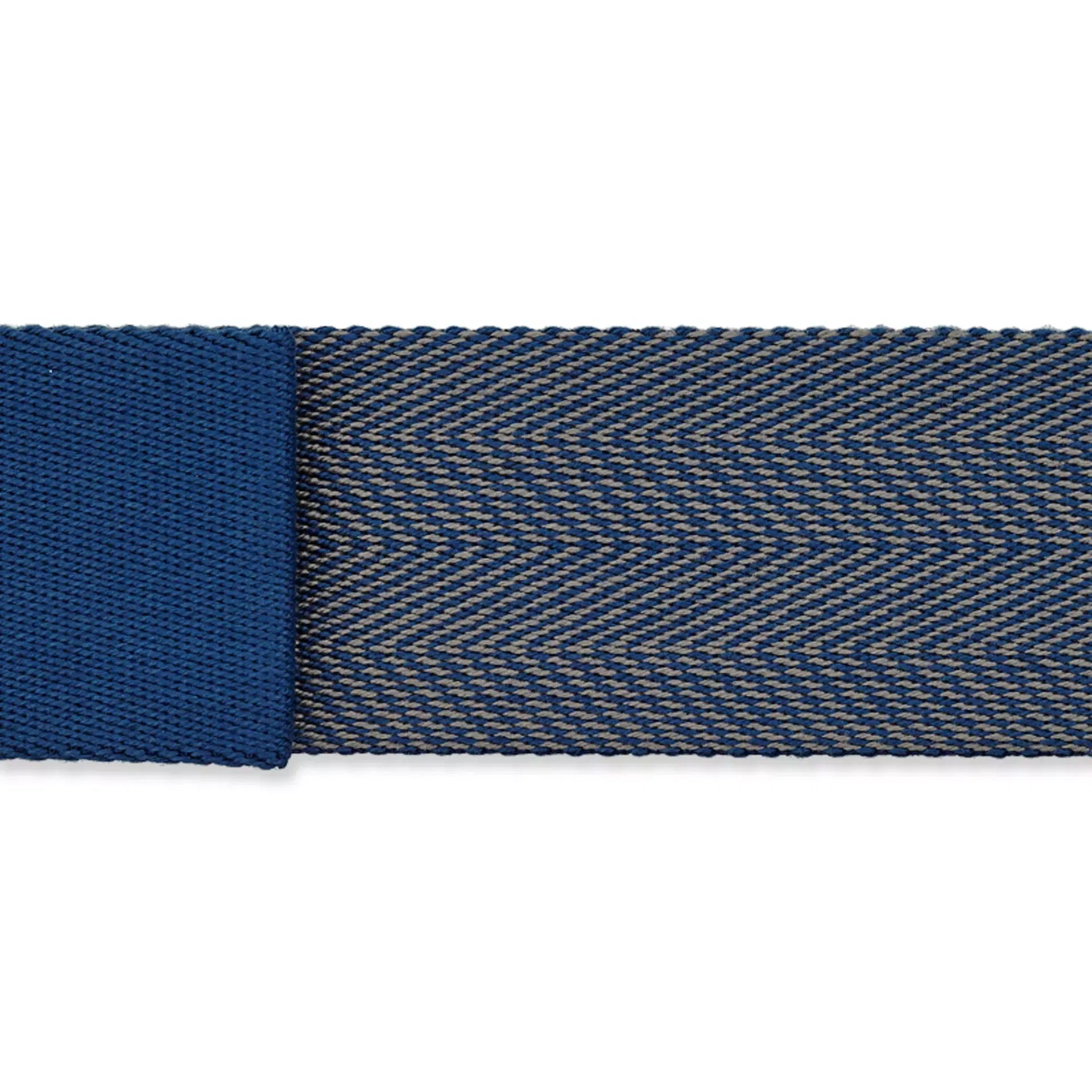 Prym Fischgrät-Gurtband blau 4 cm breit – robust und dekorativ