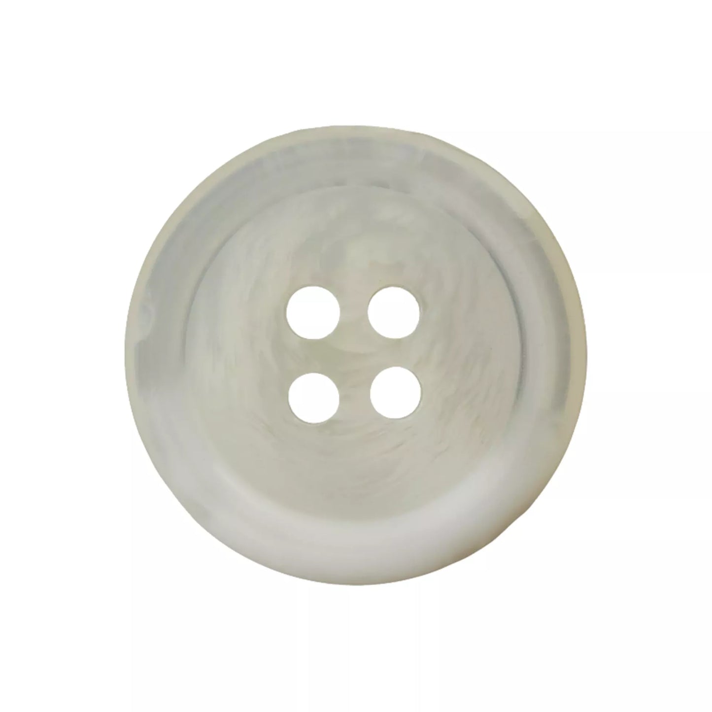 Prym Polyesterknopf 4-Loch mit Rand, 15 und 20 mm
