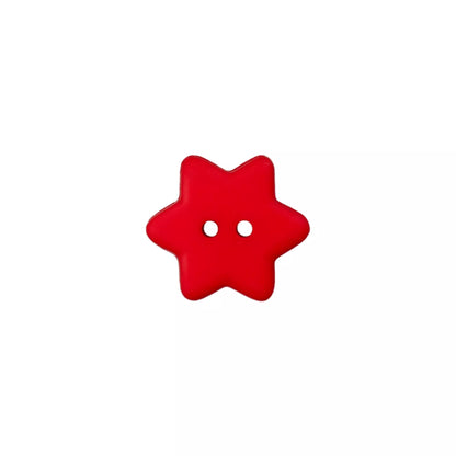 Prym Knopf Stern 15 mm – Rot, Blau oder Violett