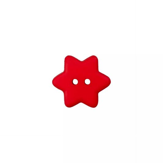 Prym Knopf Stern 15 mm – Rot, Blau oder Violett