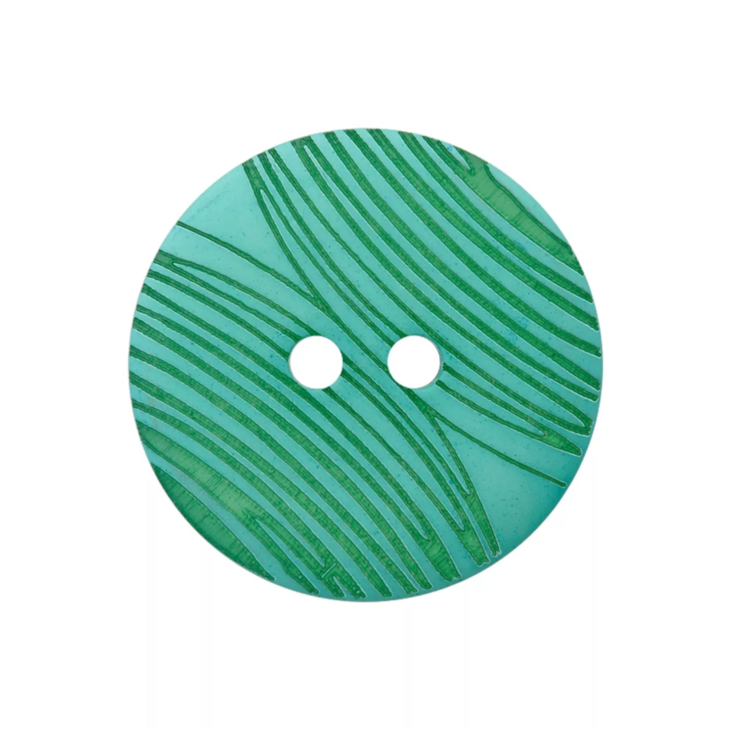 Prym Polyesterknopf „Linien“ – 2-Loch, 23 mm, in 5 Farben