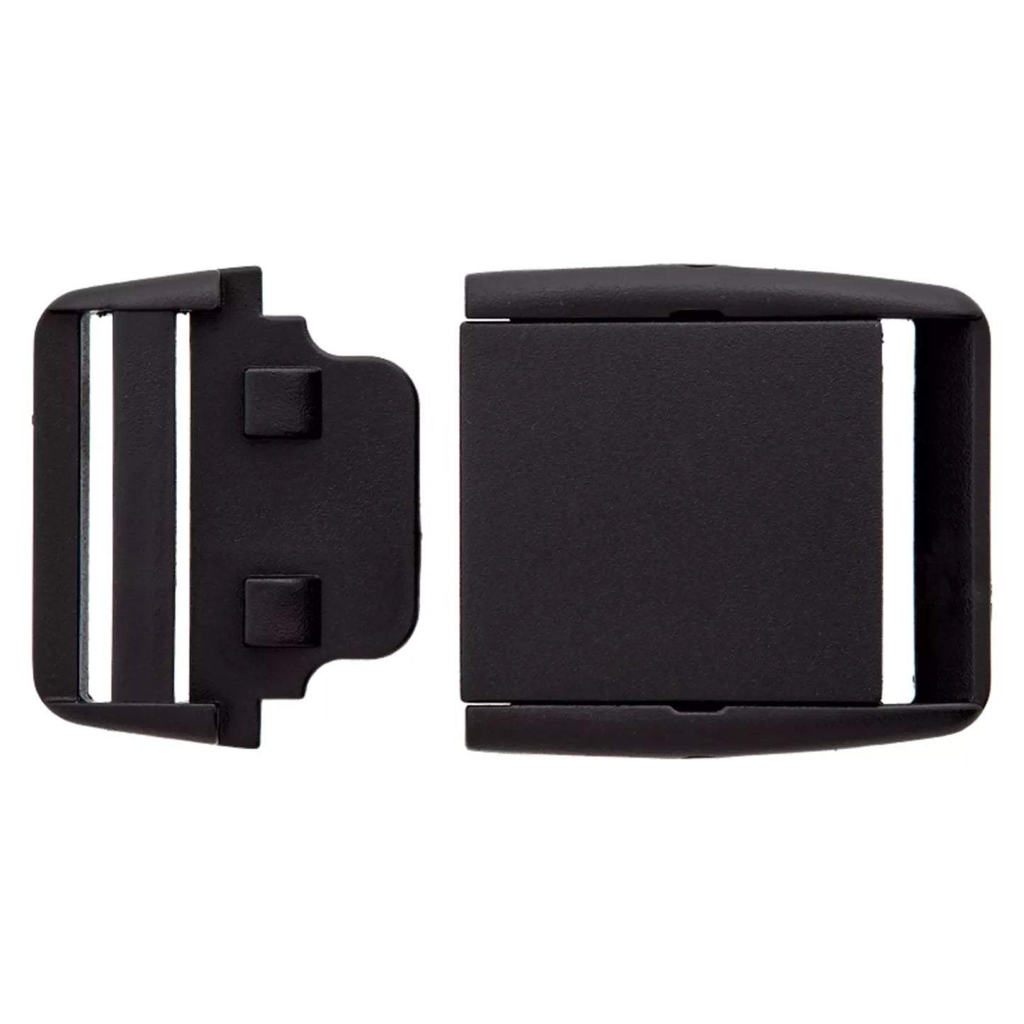 Steckschnalle, schwarz 20 - 30 mm