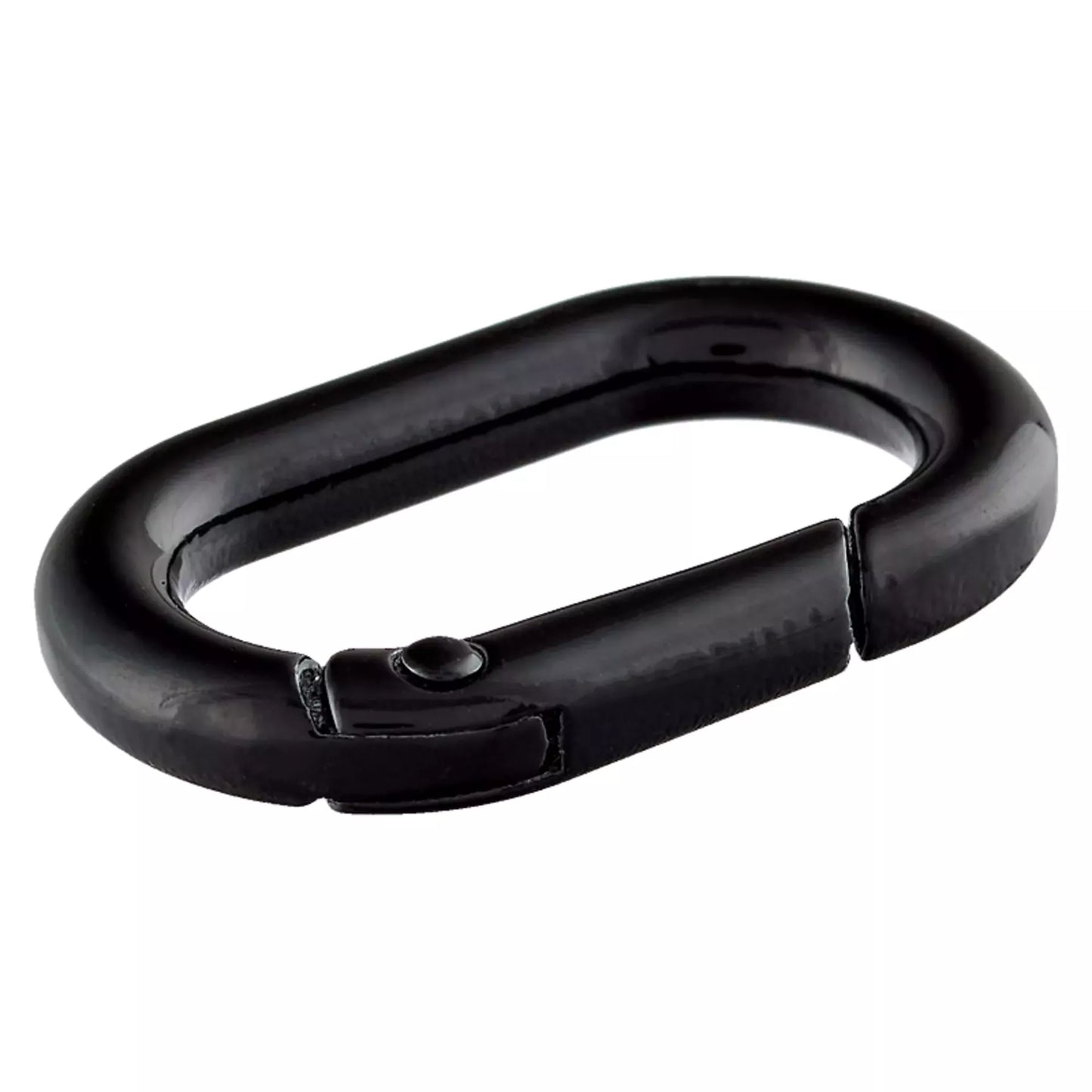 Prym Karabiner oval 25 mm – lila, blau & schwarz