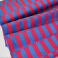 Canvas Ilja Blocks rot blau aus Baumwolle