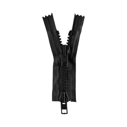 Zweiwege-Reißverschluss schwarz 65 cm