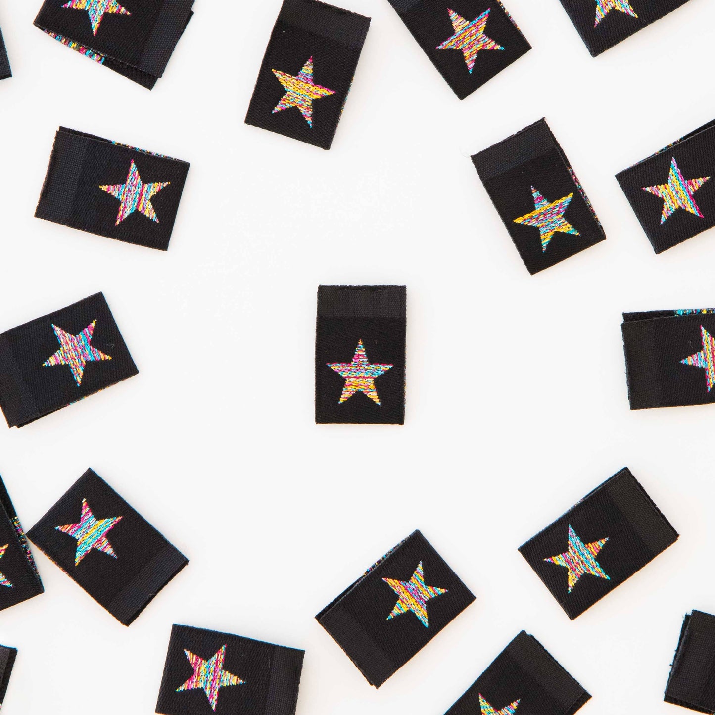 Metallic Regenbogenstern Falz-Etiketten von Sarah Hearts