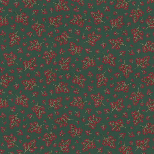 Winter Berry Bloom Half Panama