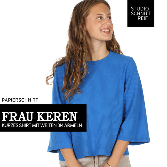 Studio Schnittreif FRAU KEREN – Papierschnitt Cover