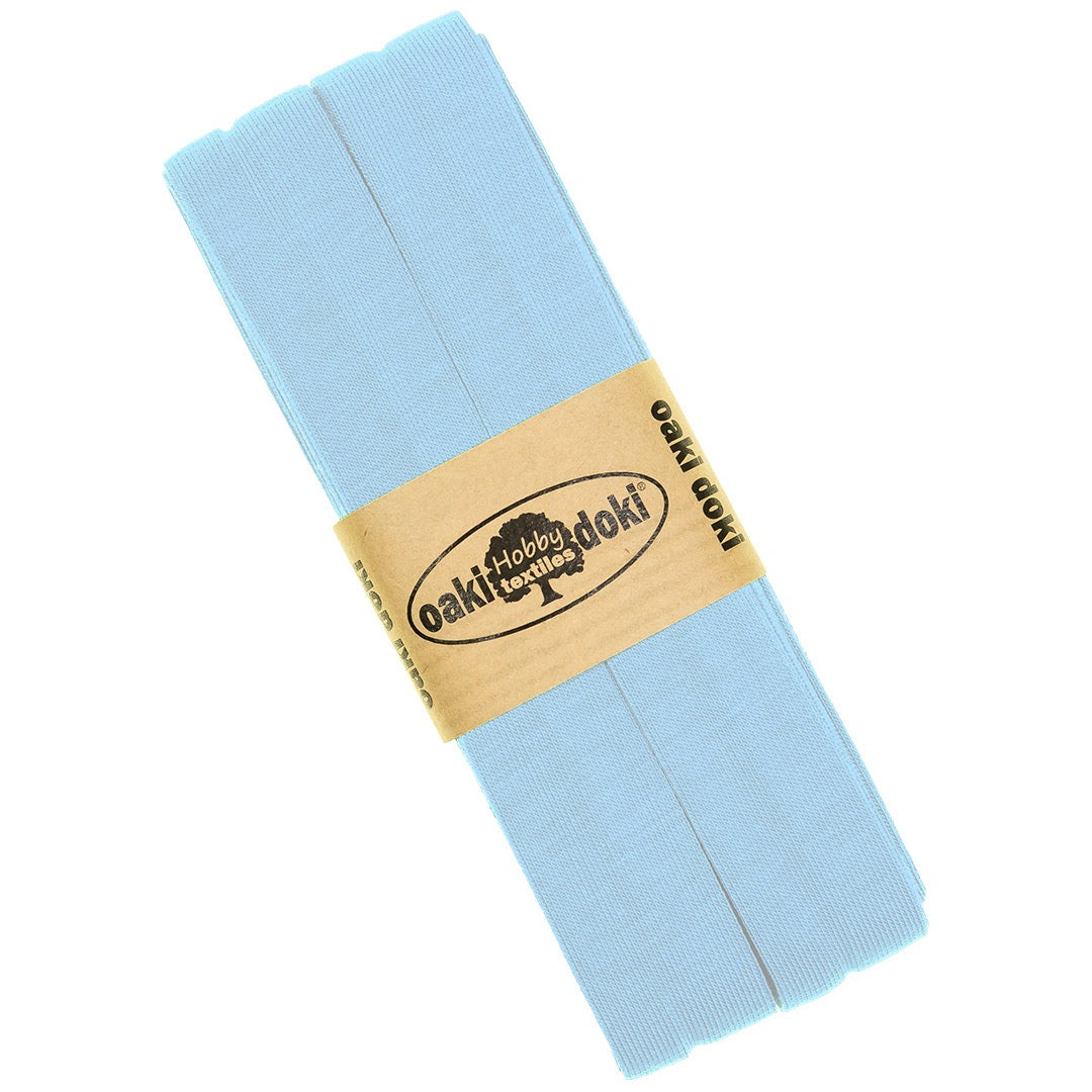 Oaki Doki Jersey Schrägband – Uni 20 mm x 3 m