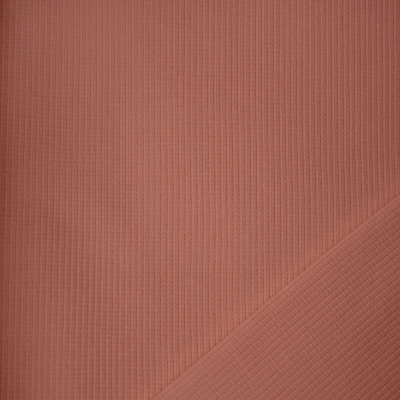 Festes Rippbündchen in Rouge