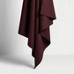 meetMILK Riva Twill in Pinot – Baumwolle TENCEL Lyocell in tiefem Weinrot