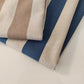 Half Panama Linenlook Blockstreifen 4,5 cm