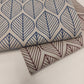 Leaf Line Minimalist Linenlook Half Panama Premium mit grafischem Blattmuster auf hellem Hintergrund