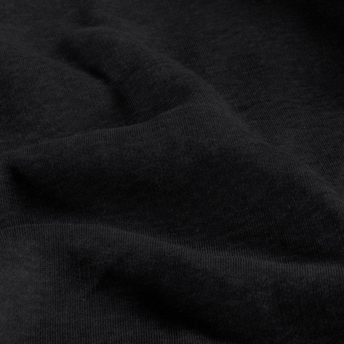 Sweatstoff Jeansoptik – Schwarz