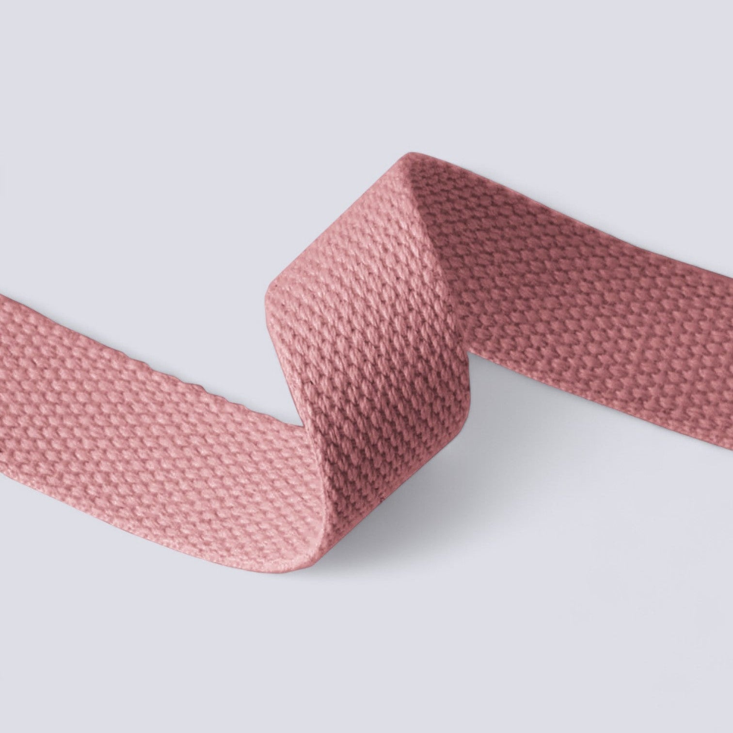 Gurtband Mind the Maker, 25 mm breit, Farbe pale pink